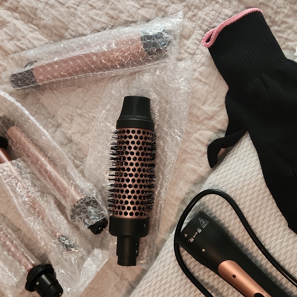 Karrong 6 in 1 Curling Iron Set - Black and Yellow New with no tag! Never used! - Picture 4 of 4